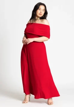 Off The Shoulder Maxi Dress