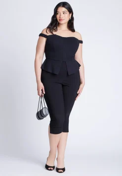 Off The Shoulder Peplum Top