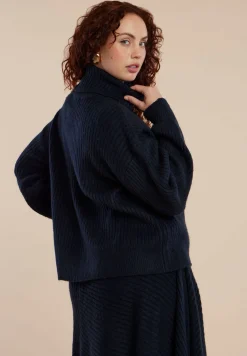 Oversized Button Detail Sweater