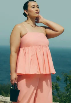 Peplum Cami Top