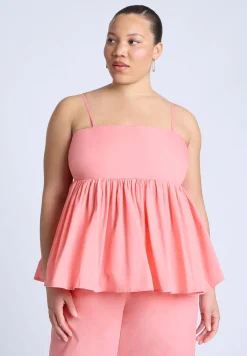 Peplum Cami Top