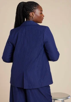 Pinstripe Blazer