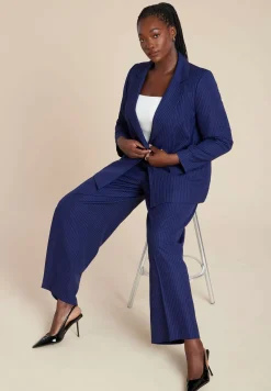 Pinstripe Blazer