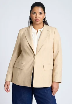 Pinstripe Blazer