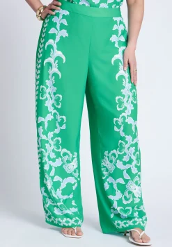 Placed Print Pull On Pant