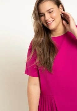 Pleated Hem Top