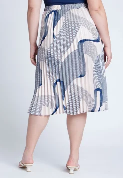 Pleated Midi Skirt