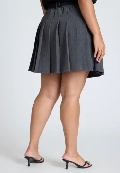 Pleated Mini Skirt