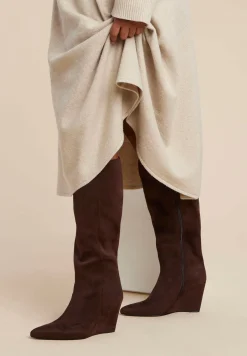 Pointed Toe Wedge Heel