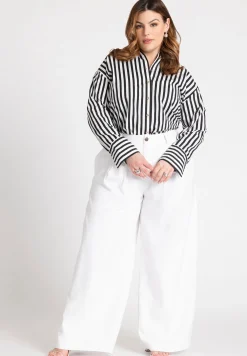Preppy Striped Button Down