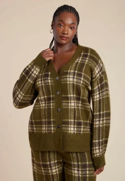 Printed Longline Cardigan
