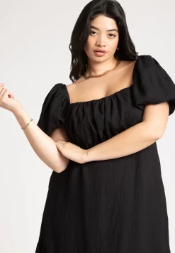 Puff Sleeve Tiered Dress