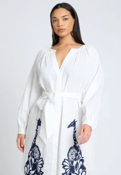Relaxed Dress with Applique