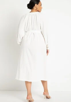 Relaxed Dress with Applique