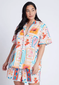 Relaxed Short Sleeve Button Down