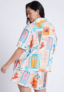 Relaxed Short Sleeve Button Down