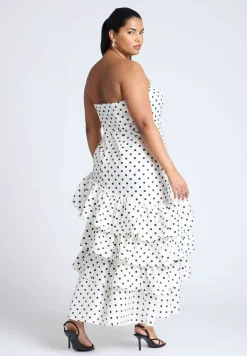 Ruffle Dot Gown