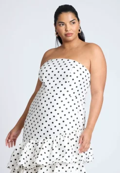 Ruffle Dot Gown