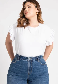 Ruffle Sleeve Tee