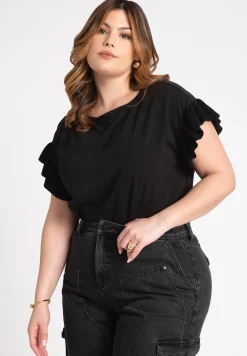 Ruffle Sleeve Tee