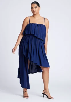 Ruffled Bandeau Top