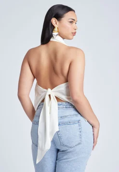 Satin Halter Top