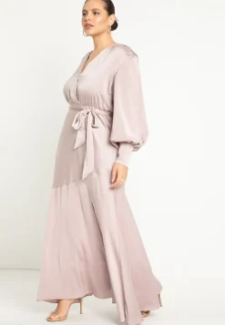 Satin Maxi Dress