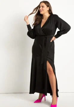 Satin Maxi Dress