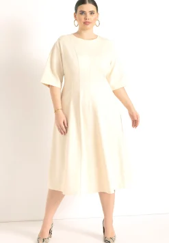 Seam Detail Ponte Work Dress