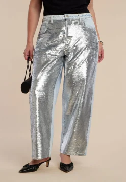 Sequin Front Jean
