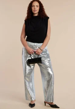 Sequin Front Jean