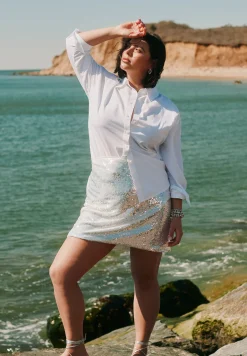 Sequin Mini Skirt