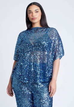 Sequin Poncho