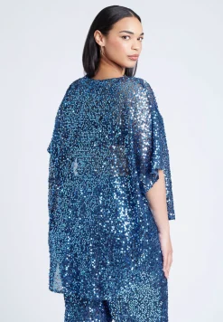 Sequin Poncho