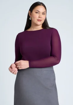 Sheer Sleeve Tee