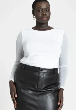 Sheer Sleeve Tee