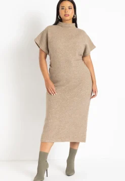 Short Sleeve Sweater Dress