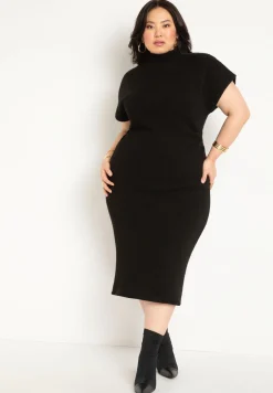 Short Sleeve Sweater Dress