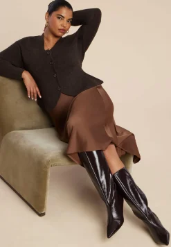 Structured Lurex Cardigan
