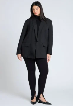 The Fluid Crepe Longline Blazer