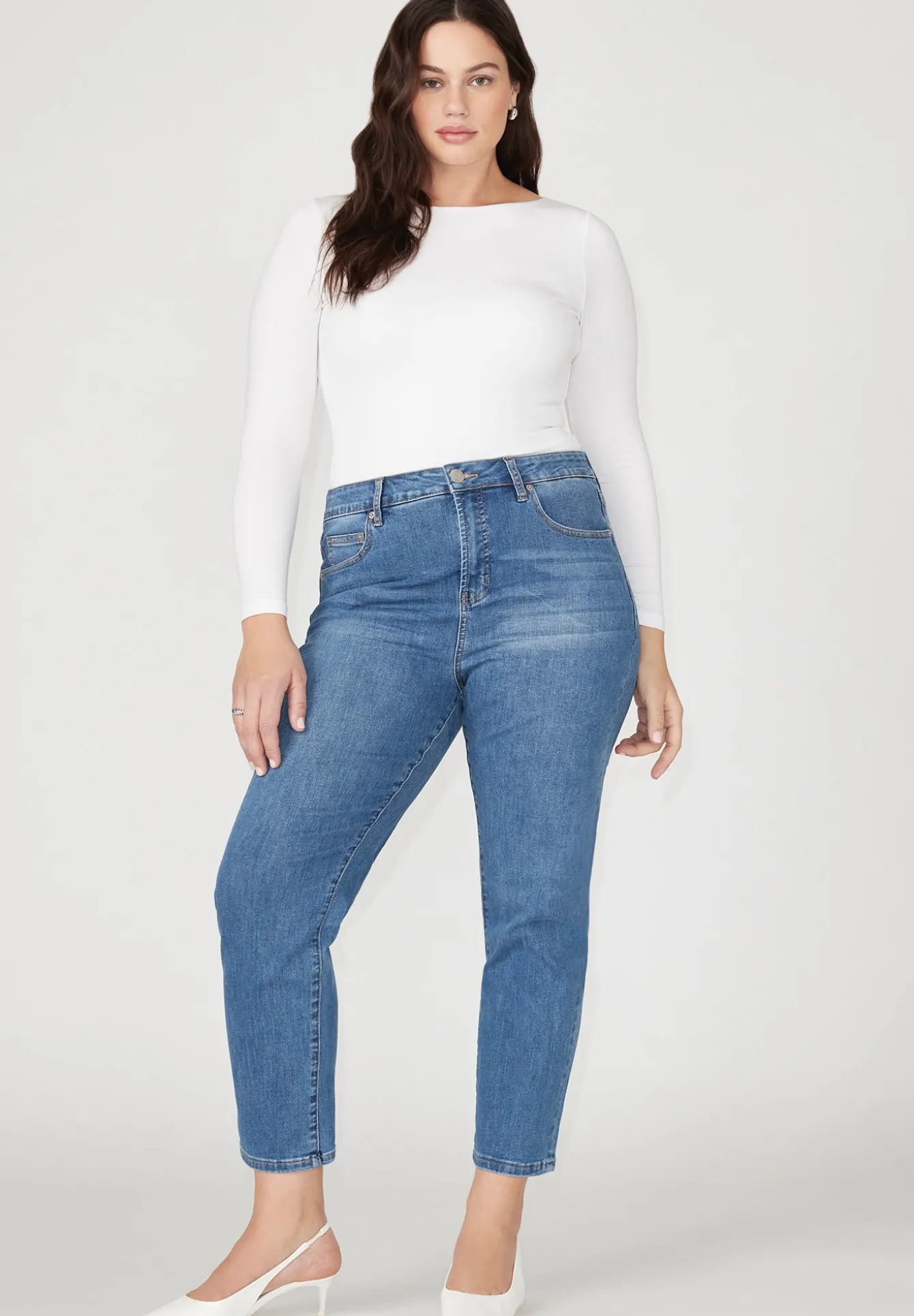 The Leigh Super Stretch Slim Leg Jean