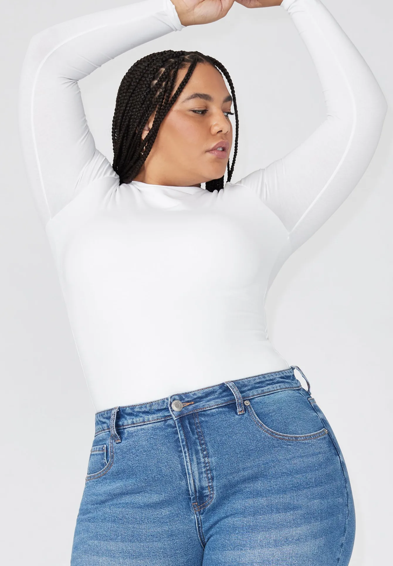 The Naomi Comfort Stretch Straight Leg Jean Crop