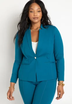 The Ultimate Stretch One Button Blazer