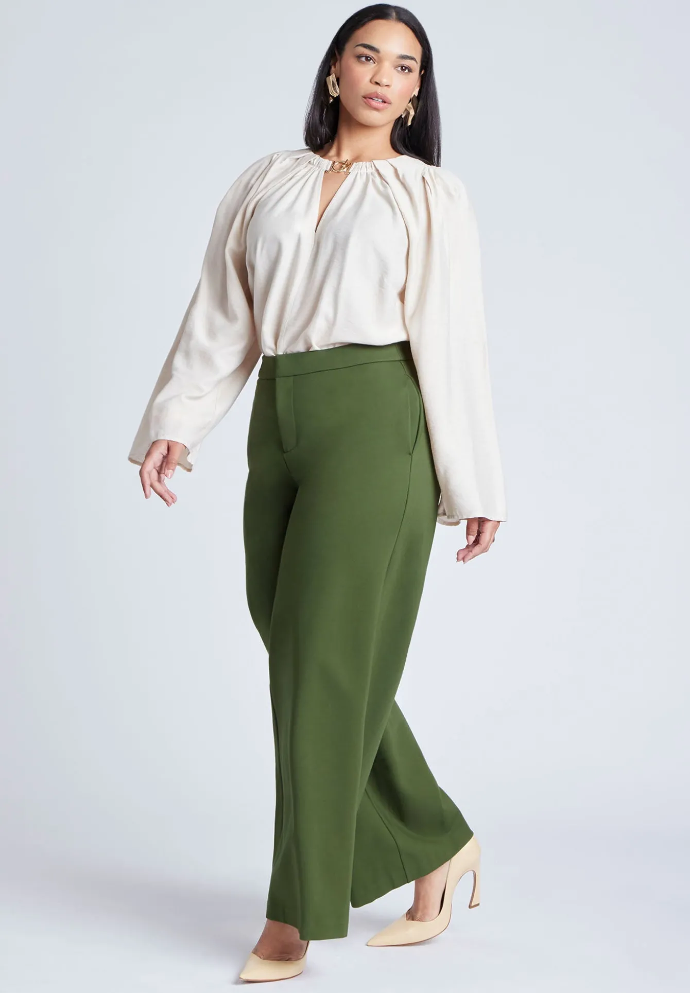 The Ultimate Stretch Wide Leg Pant
