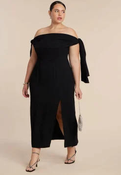 Tie Detail Column Dress