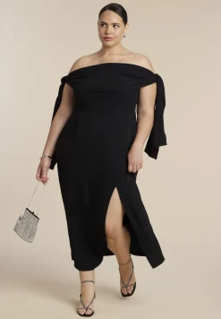 Tie Detail Column Dress