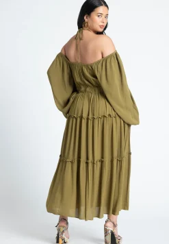 Tiered Ruffle Maxi Dress