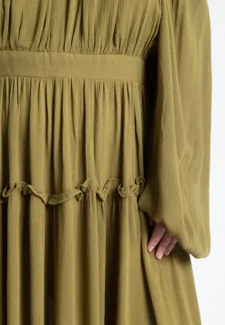 Tiered Ruffle Maxi Dress