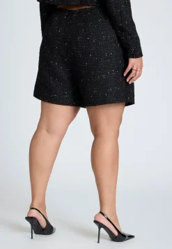 Tweed Skort With Buttons