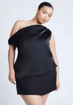 Twisted Satin Top
